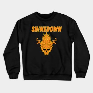 Fire skull shinedown Crewneck Sweatshirt